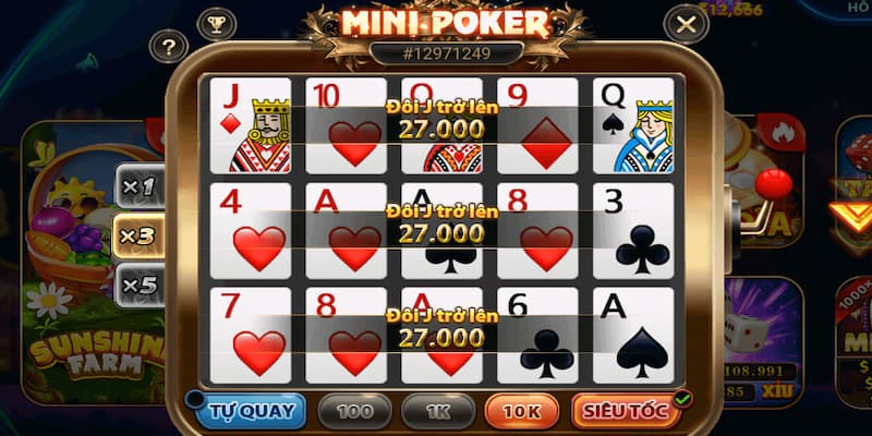 Đôi nét về mini poker kubet hấp dẫn cho người mới